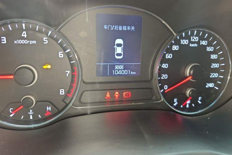 Used Kia K3 2015 1.6L Manual GL Odometer Close Up