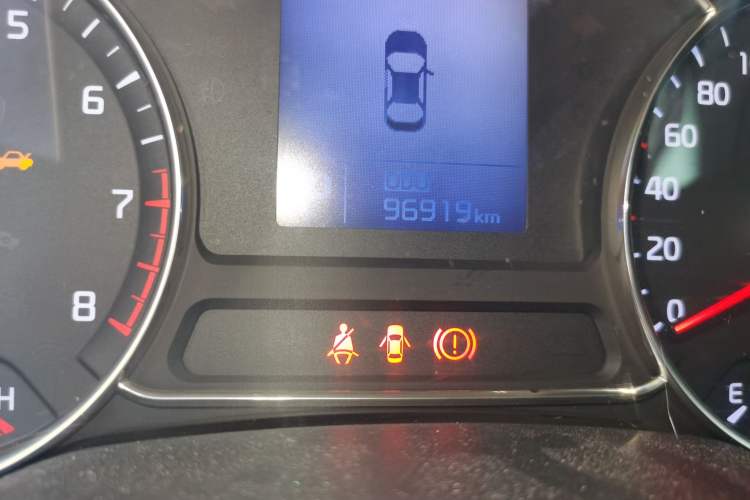 Used Kia K3 2015 1.6L Automatic GL Odometer Close Up