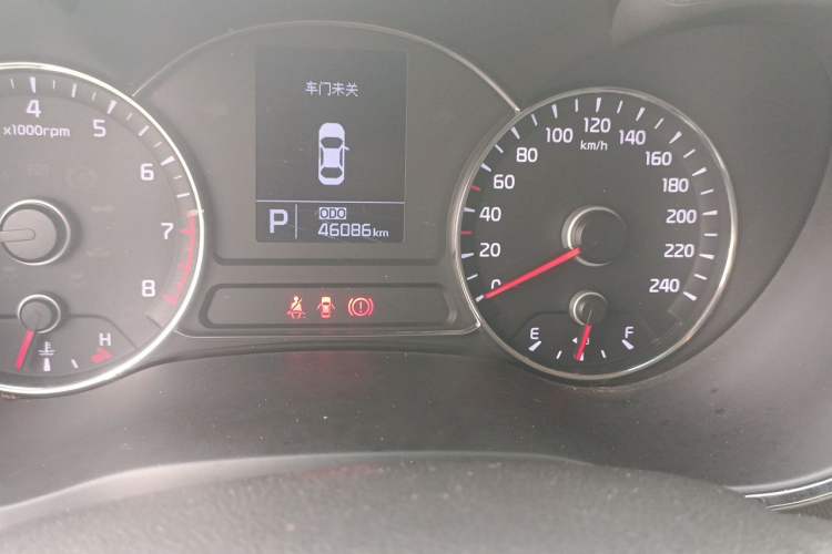 Used Kia K3 2015 1.6L Automatic GL Odometer Close Up