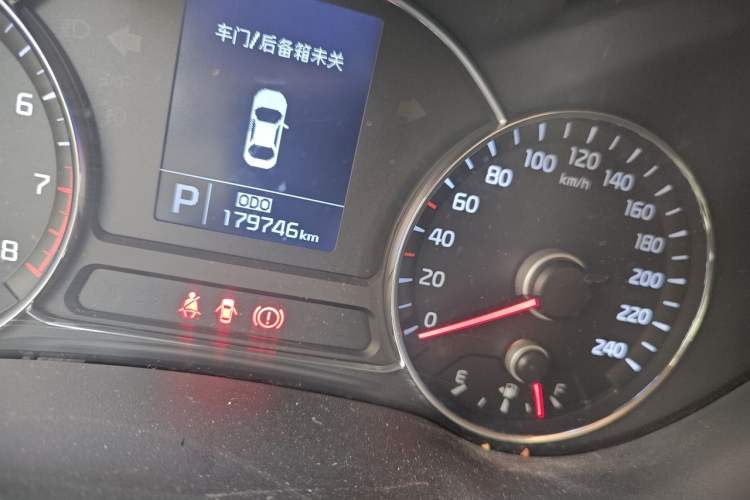 Used Kia K3 2015 1.6L Automatic GL Odometer Close Up