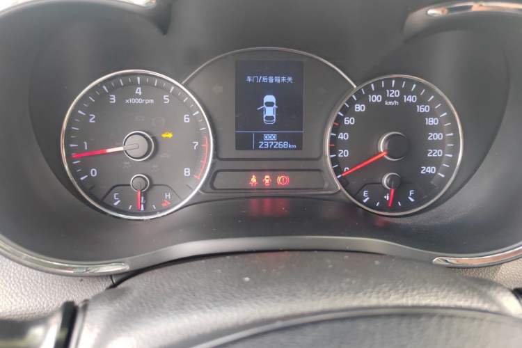 Used Kia K3 2015 1.6L Manual GLS Odometer Close Up