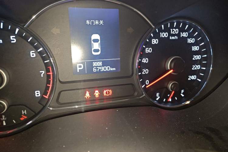 Used Kia K3 2015 1.6L Automatic GL Odometer Close Up