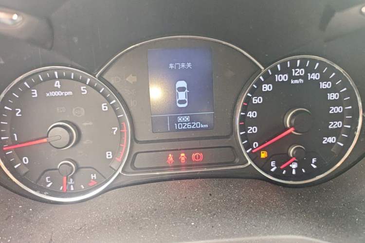 Used Kia K3 2015 1.6L Manual GL Odometer Close Up
