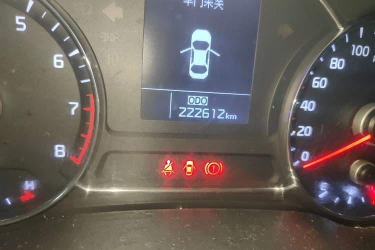 Used Kia K3 2015 1.6L Manual GLS Odometer Close Up