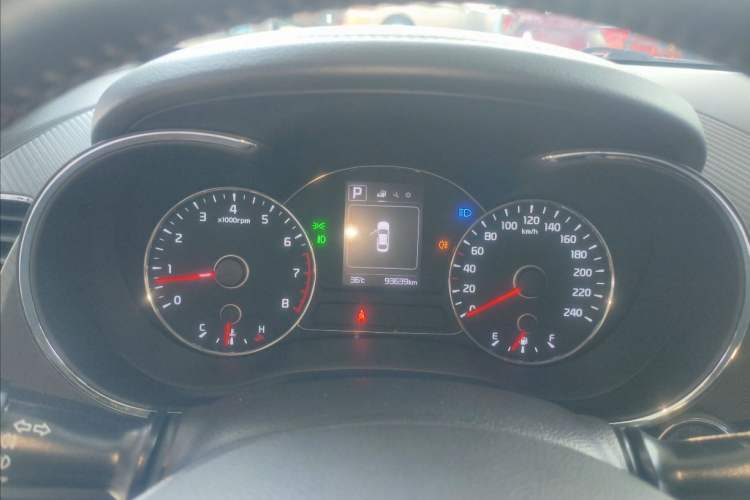 Used Kia K3 2016 1.6L Automatic DLX Odometer Close Up
