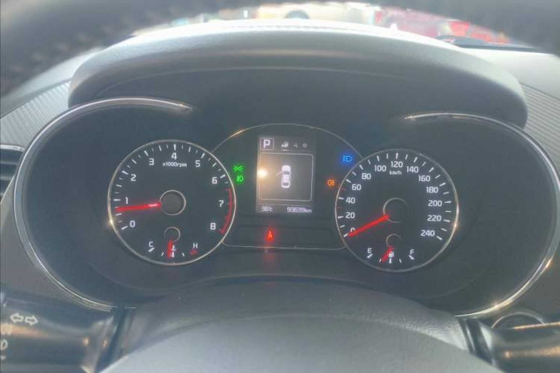 Used Kia K3 2016 1.6L Automatic DLX Odometer Close Up