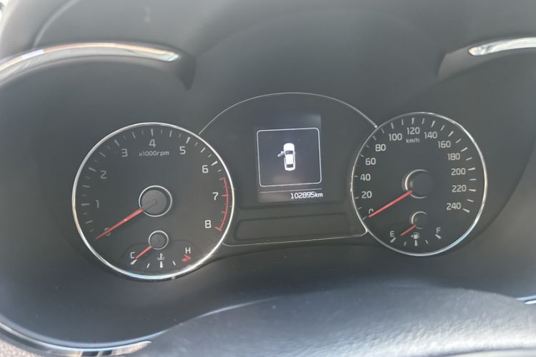 Used Kia K3 2016 1.6L Automatic GLS Odometer Close Up