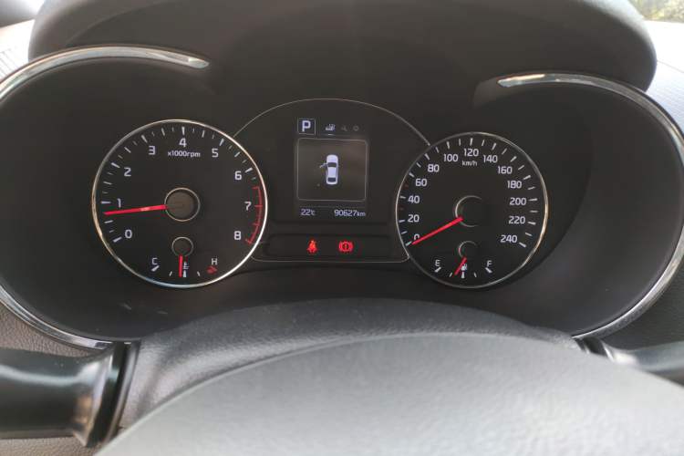 Used Kia K3 2016 1.6L Automatic GL Odometer Close Up