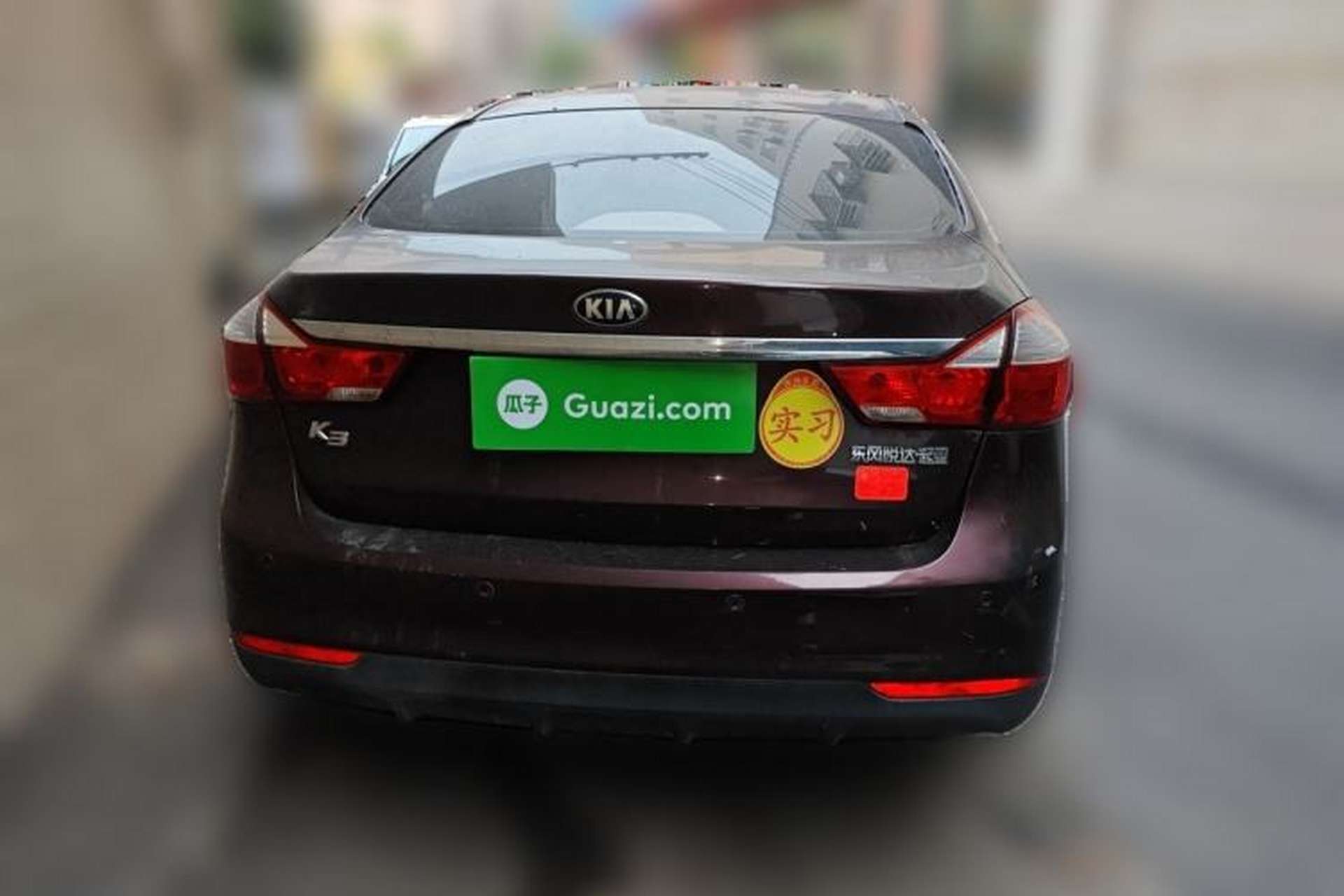Used Kia K3 2016 1.6L Manual GL Rear