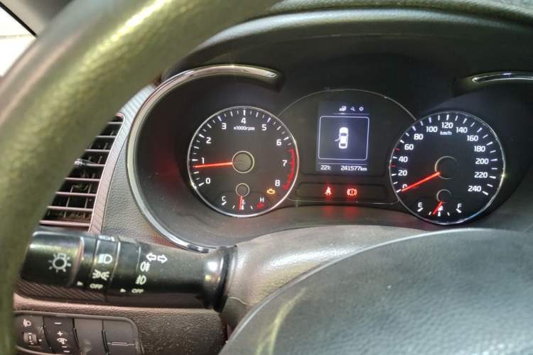 Used Kia K3 2016 1.6L Manual GL Odometer Close Up