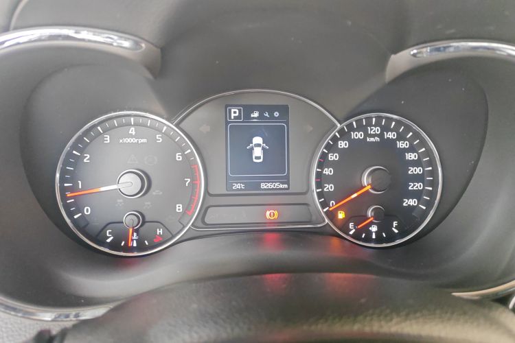 Used Kia K3 2016 1.6L Automatic DLX Odometer Close Up