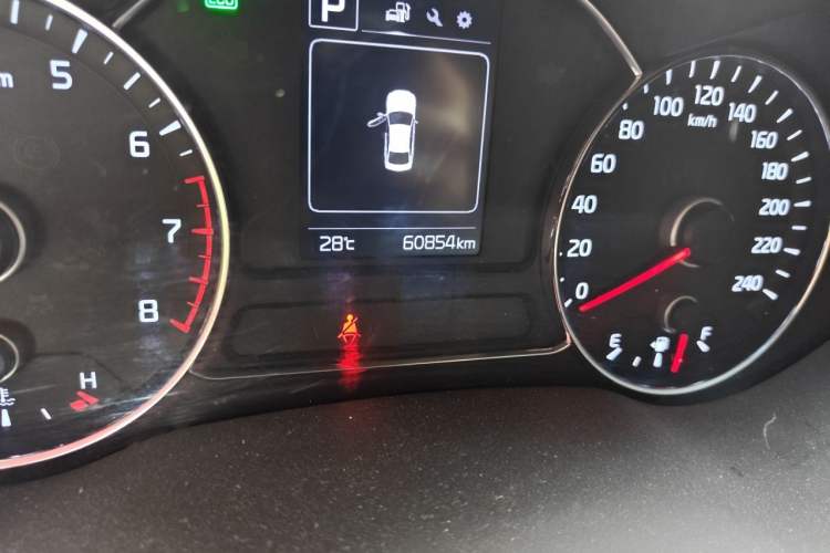 Used Kia K3 2016 1.6L Automatic GLS Odometer Close Up