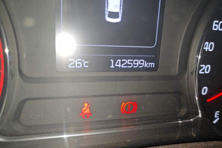 Used Kia K3 2016 1.6L Automatic GLS Odometer Close Up