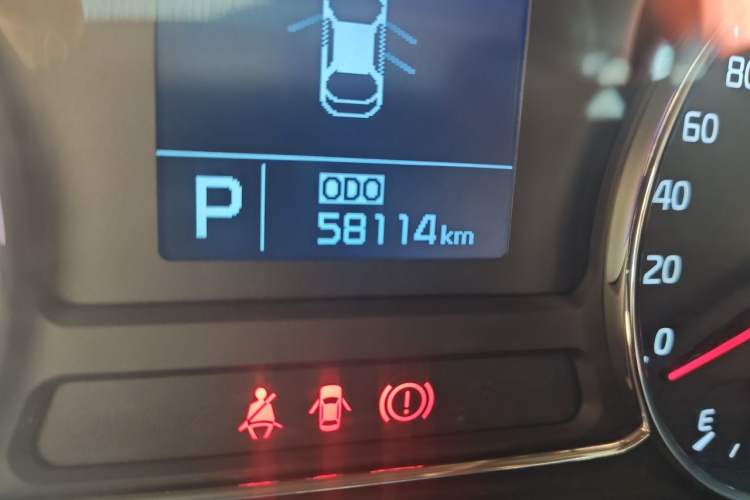 Used Kia K3 2016 1.6L Automatic GL Odometer Close Up