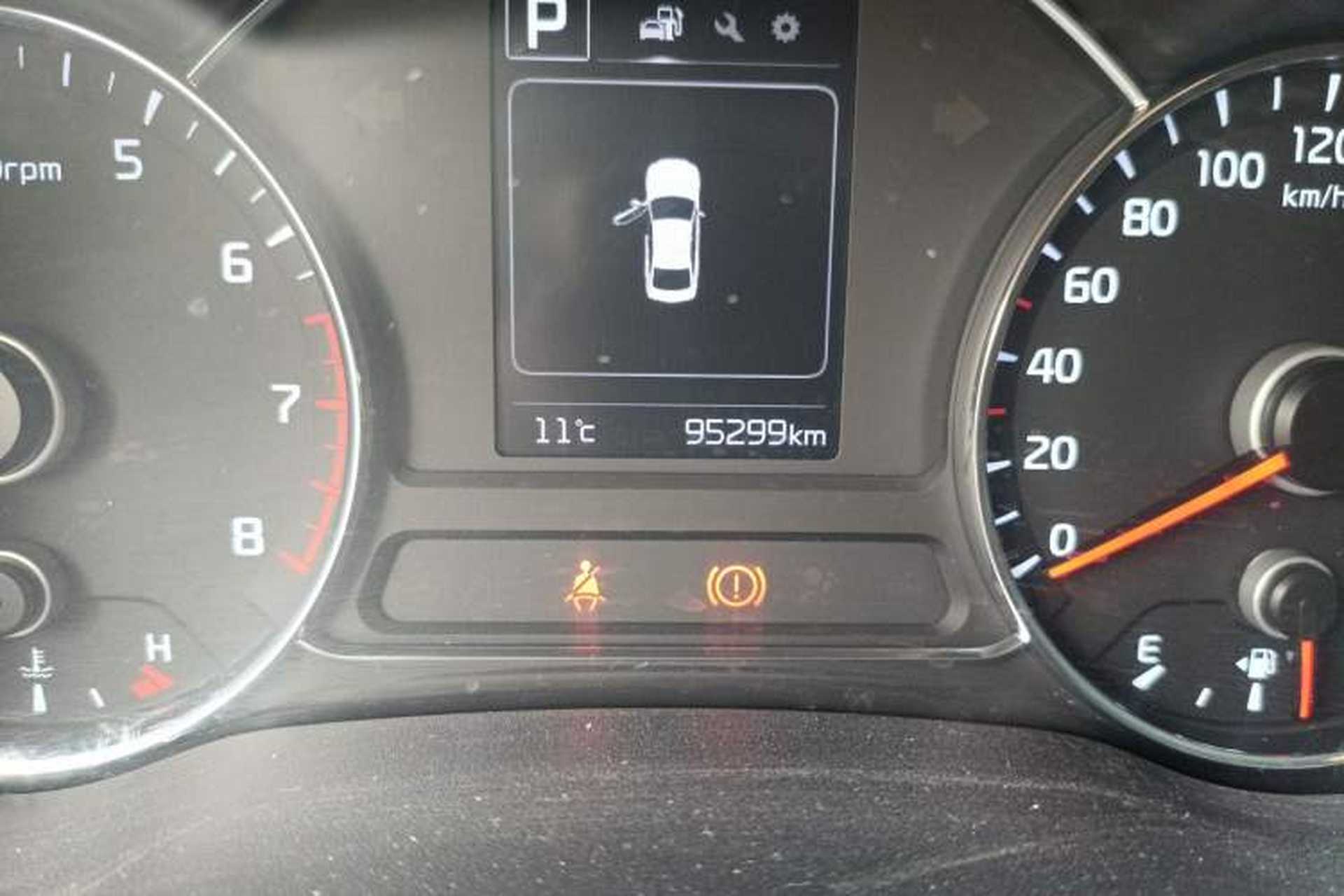 Used Kia K3 2016 1.6L Automatic GLS Odometer Close Up