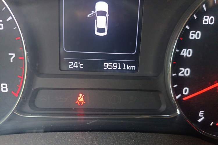 Used Kia K3 2016 1.4T Automatic GLS Odometer Close Up
