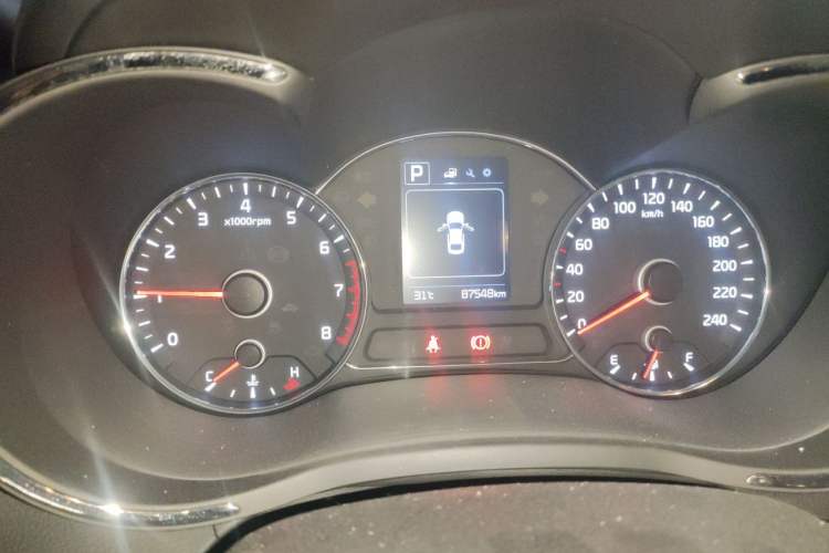 Used Kia K3 2016 1.6L Automatic GLS Odometer Close Up