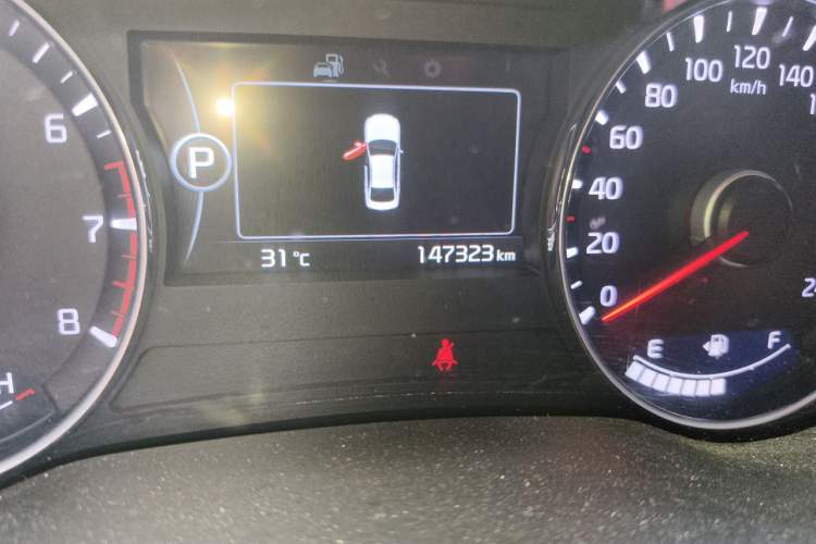 Used Kia K3 2016 1.6L Automatic Premium Odometer Close Up