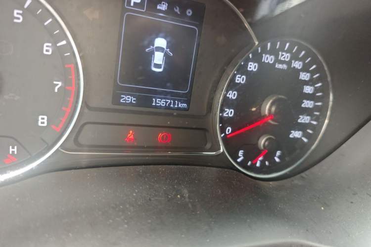 Used Kia K3 2016 1.6L Automatic GL Odometer Close Up