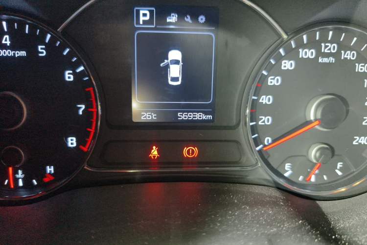 Used Kia K3 2016 1.6L Automatic GLS Odometer Close Up