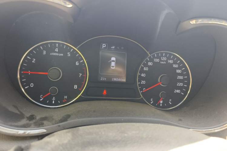 Used Kia K3 2016 1.6L Automatic GL Odometer Close Up