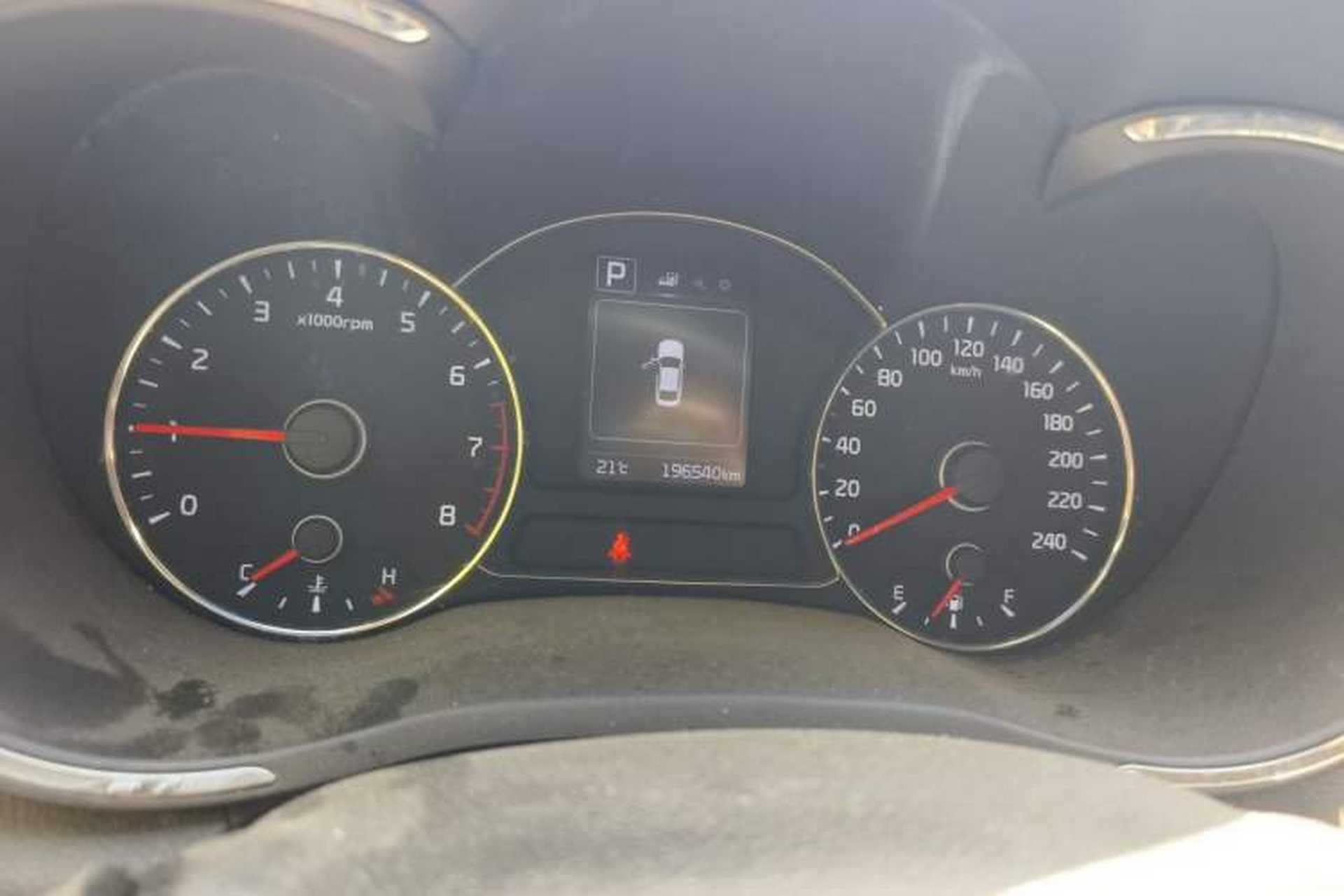 Used Kia K3 2016 1.6L Automatic GL Odometer Close Up