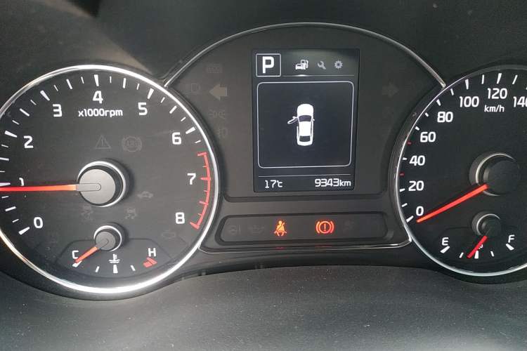 Used Kia K3 2016 1.6L Automatic GLS Odometer Close Up