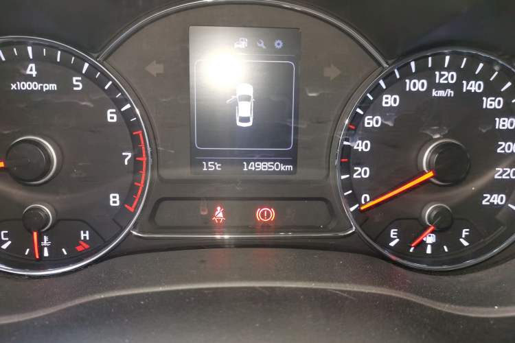 Used Kia K3 2016 1.6L Manual GL Odometer Close Up