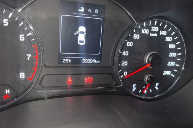 Used Kia K3 2016 1.6L Manual GL Odometer Close Up