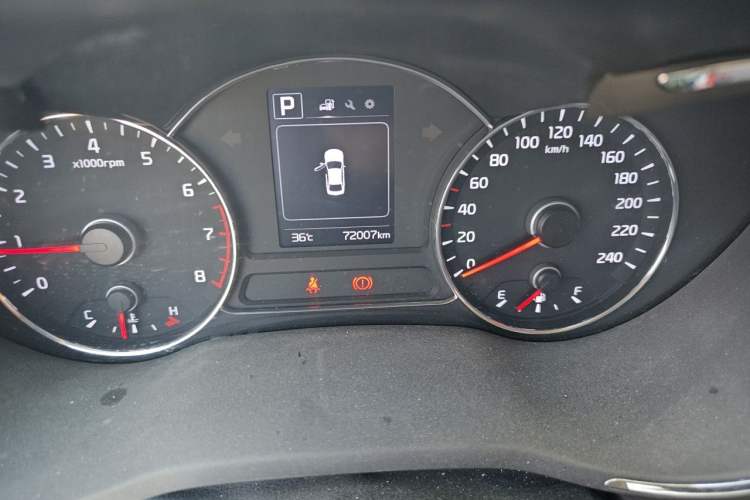 Used Kia K3 2016 1.6L Automatic GL Odometer Close Up