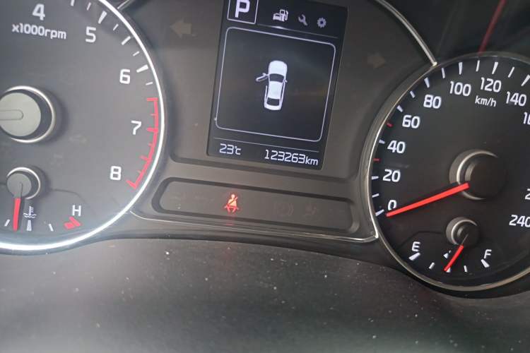 Used Kia K3 2016 1.6L Automatic GL Odometer Close Up