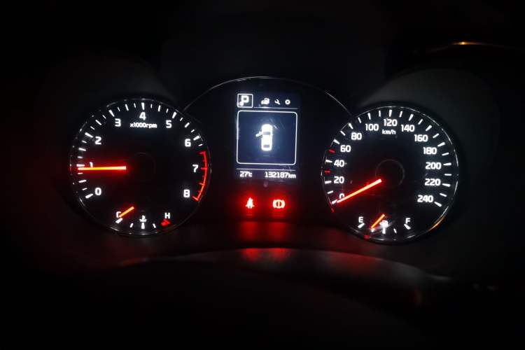 Used Kia K3 2016 1.6L Automatic GL Odometer Close Up