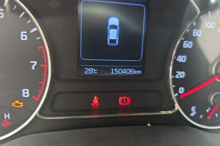 Used Kia K3 2016 1.6L Automatic GLS Odometer Close Up