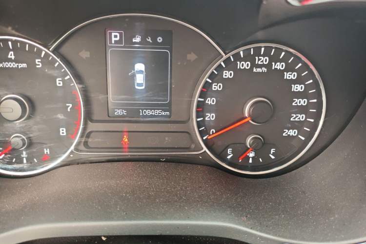 Used Kia K3 2016 1.6L Automatic GLS Odometer Close Up