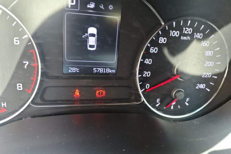 Used Kia K3 2016 1.6L Automatic GL Odometer Close Up