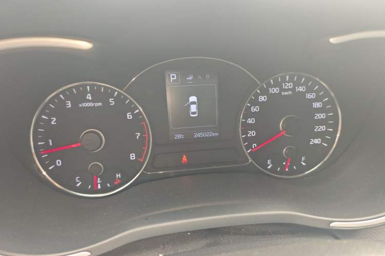 Used Kia K3 2016 1.6L Automatic GL Odometer Close Up