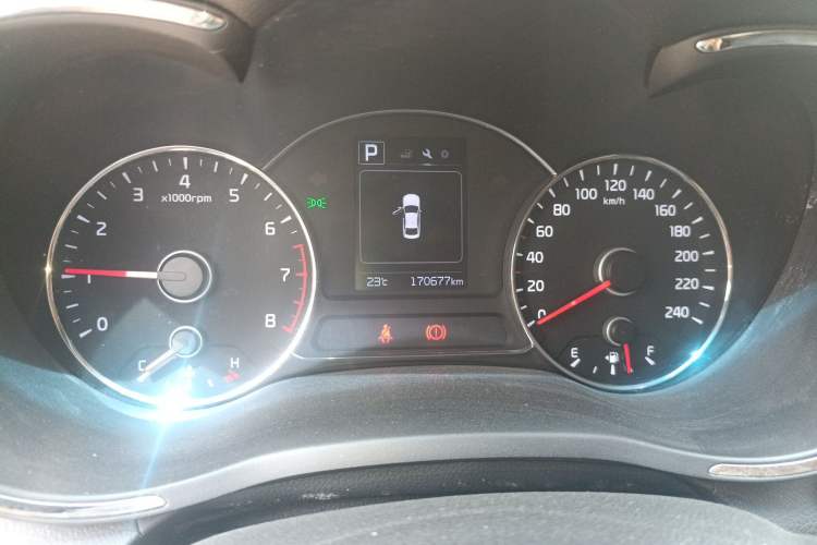 Used Kia K3 2016 1.6L Automatic GLS Odometer Close Up