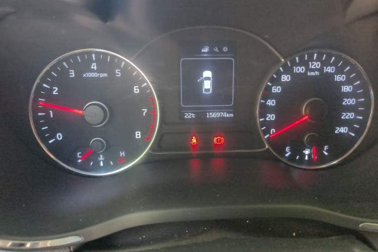Used Kia K3 2016 1.6L Manual GL Odometer Close Up