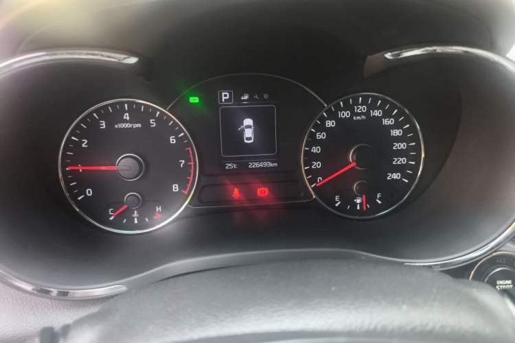 Used Kia K3 2016 1.6L Automatic GLS Odometer Close Up