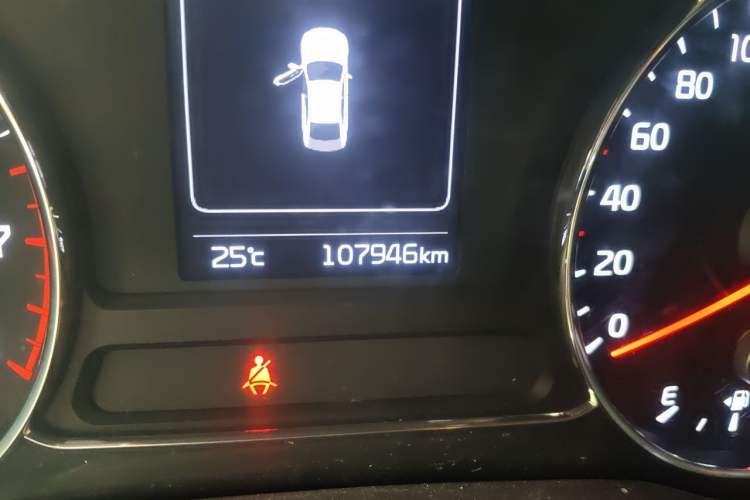 Used Kia K3 2016 1.6L Automatic GLS Odometer Close Up