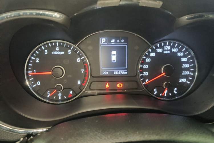 Used Kia K3 2016 1.6L Automatic GLS Odometer Close Up