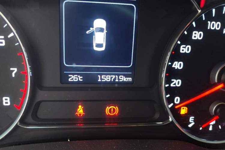 Used Kia K3 2016 1.6L Automatic GLS Odometer Close Up