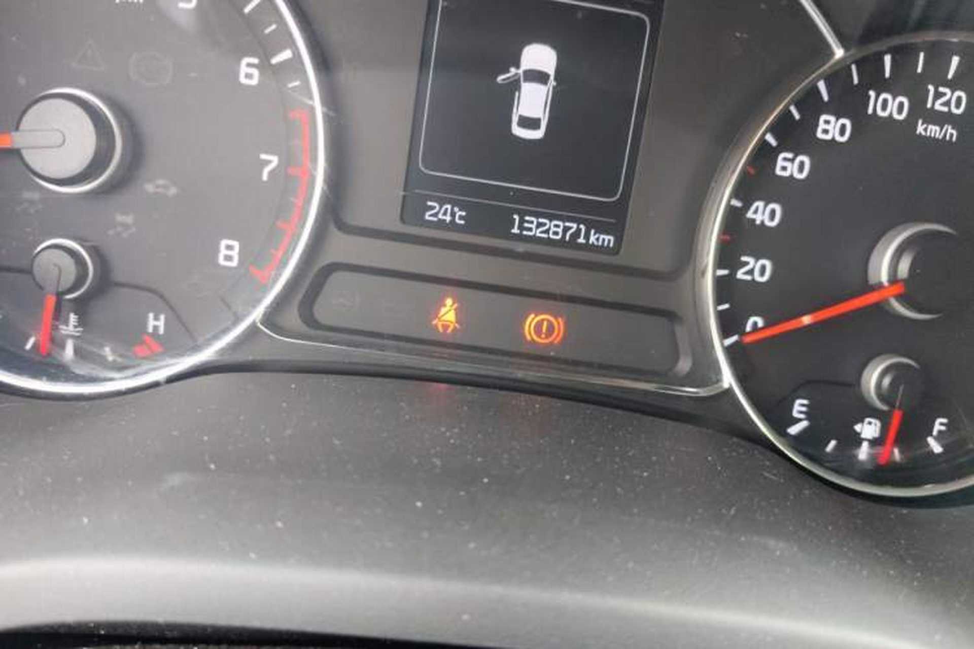 Used Kia K3 2016 1.6L Automatic GL Odometer Close Up