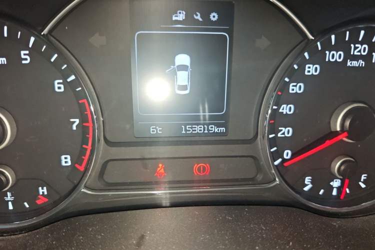 Used Kia K3 2016 1.6L Manual GL Odometer Close Up