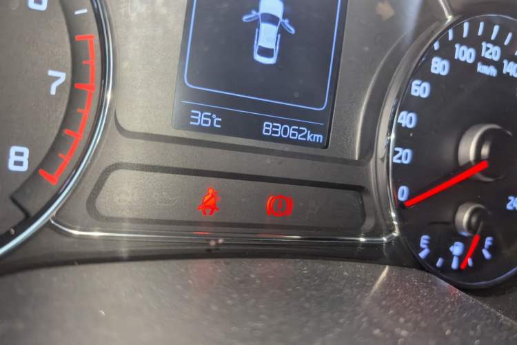 Used Kia K3 2016 1.6L Manual GL Odometer Close Up