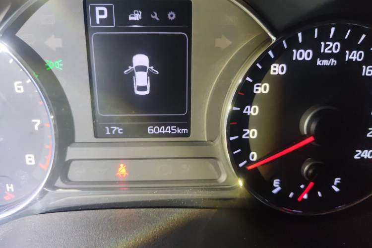 Used Kia K3 2016 1.6L Automatic GL Odometer Close Up