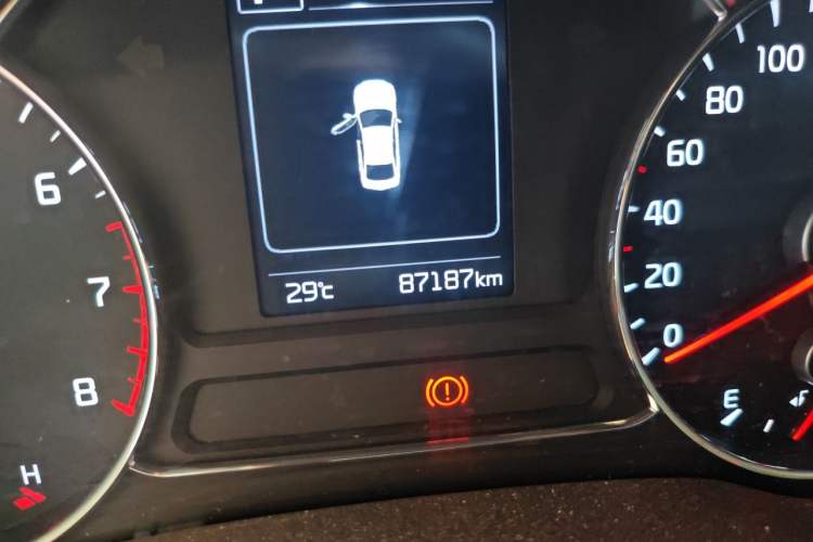 Used Kia K3 2016 1.6L Automatic GL Odometer Close Up