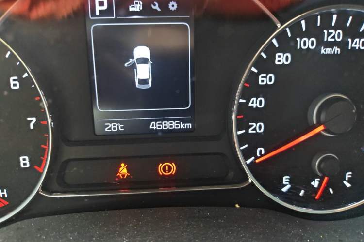 Used Kia K3 2016 1.6L Automatic GL Odometer Close Up