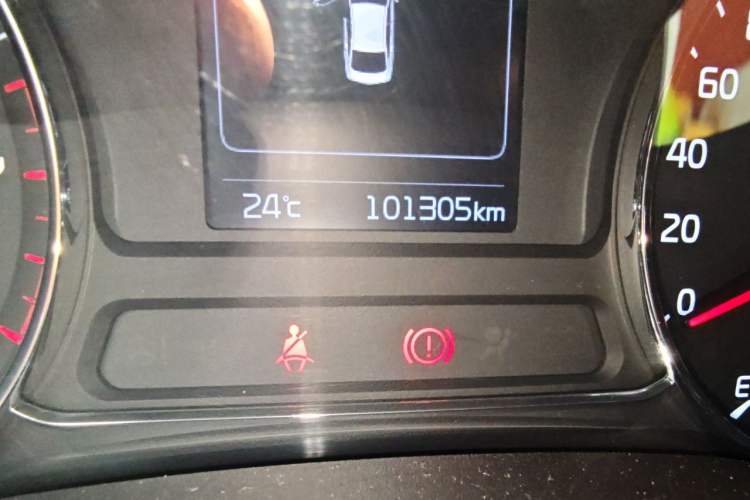 Used Kia K3 2016 1.6L Automatic GLS Odometer Close Up