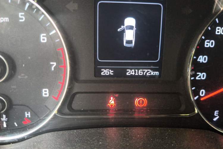 Used Kia K3 2016 1.6L Manual GL Odometer Close Up